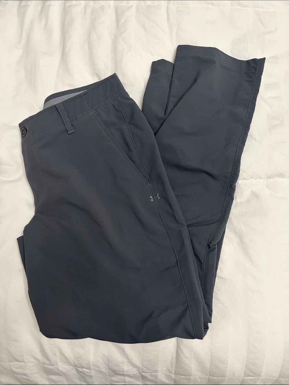 Under Armour Men's Dark Gray Stretch Chinos